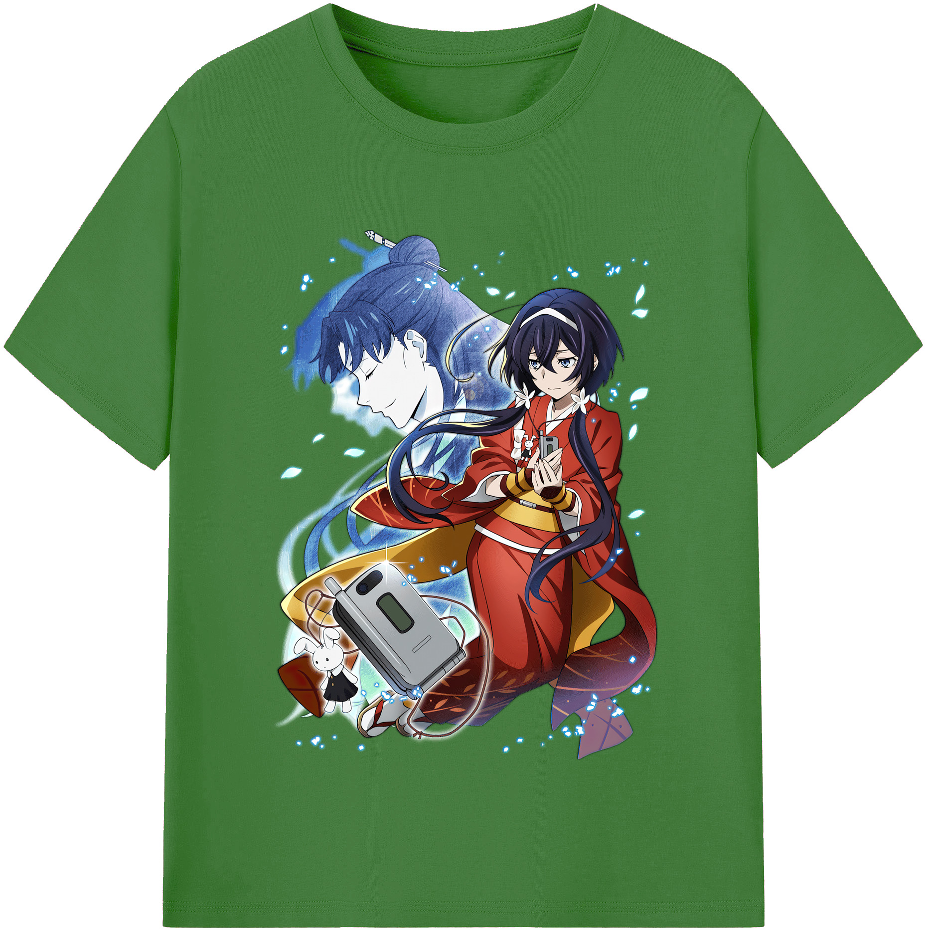 （画像用） 文豪ストレイドッグス Bungo Stray Dogs レディースカジュアルプリントTシャツ（綿100％）